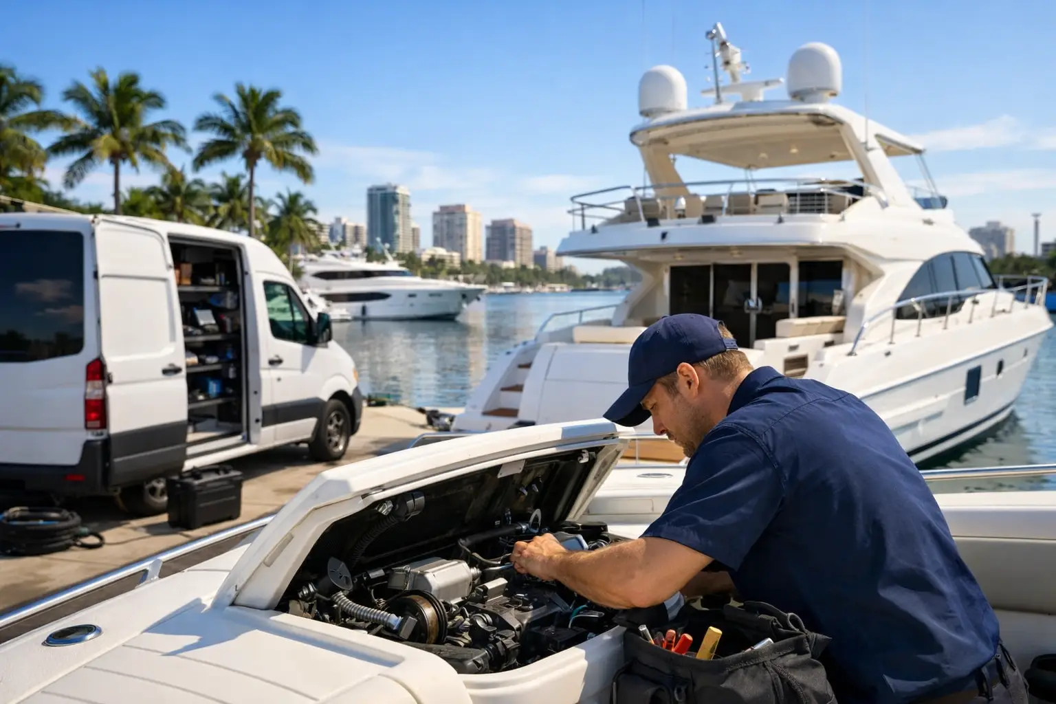 Mobile Yacht Mechanic West Palm Beach Service