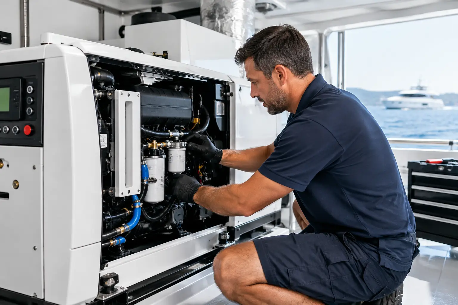 How to Service Yacht Generators Without Downtime