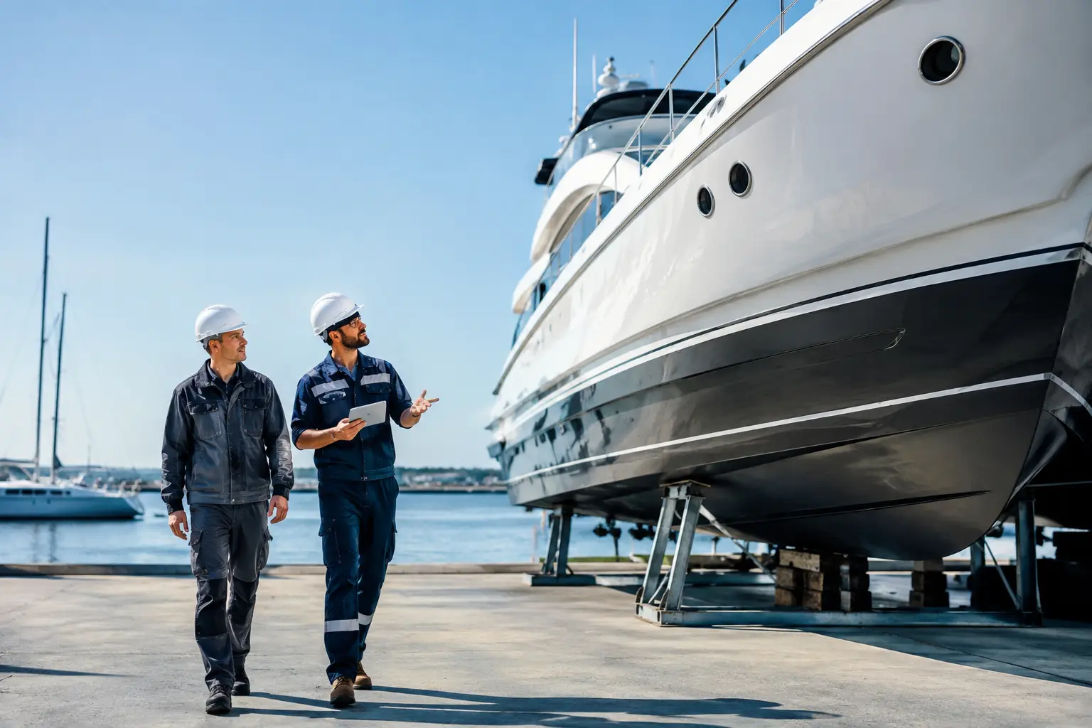 Marine Contractors Who Keep Yachts Moving